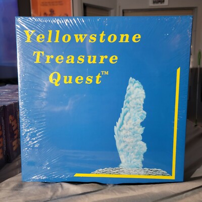 VINTAGE YELLOWSTONE TREASURE QUEST Board Game 1988 factory sealed