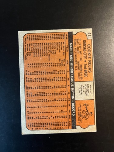 1972 Topps Baseball Cards $1 per card - pick from list - Picture 413 of 495