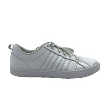 Adidas Mujer Neo Vs Pace Zapatilla Zapatos Blancos DA8799 Con Cordones Parte Superior Baja Cuero 10M