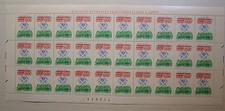 Italy 1989 Undisputed Worldwide Of Football Italy 90 450 Lire Full Sheet MNH