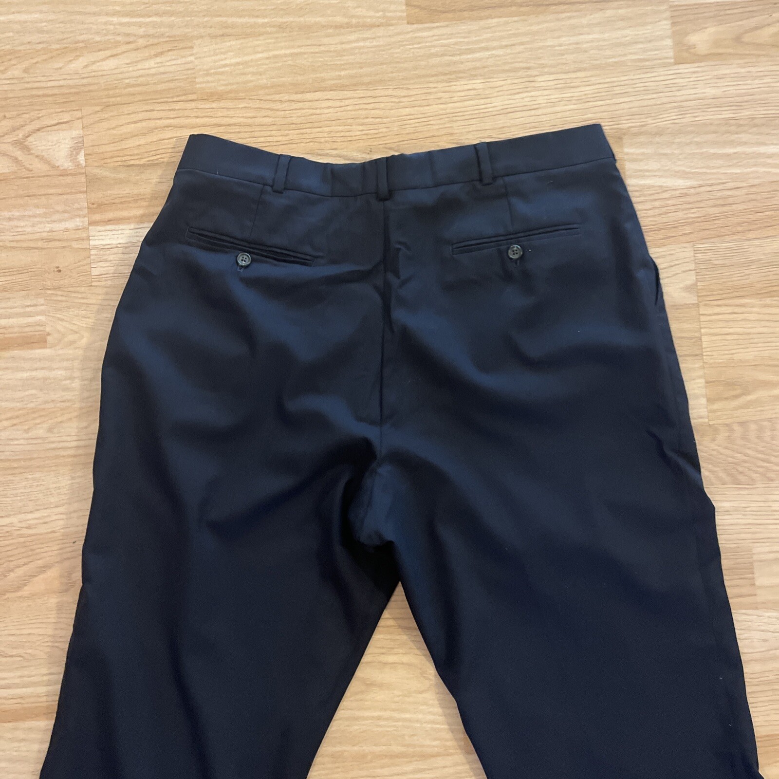 Pantalon De Golf Para Hombre Vestir Lana Lands' End Formal Talla 37 Frente Plano