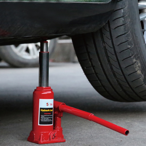 5 Ton Hydraulic Bottle Jack Heavy Duty Car Lifter Lifting Repair Tool 4WD Truck - Picture 8 of 10