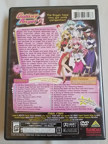 Galaxy Angel A - Complete Collection (DVD, 2005, 3-Disc Set) Bandai - Picture 2 of 6