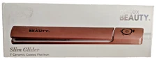 Cortex Beauty Slim Glider Series Professional 1 In Rose Gold Flat Iron -NEW