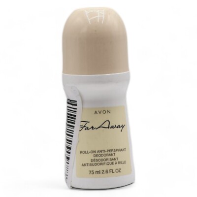 THREE PACK Avon Far Away Roll-On Antiperspirant Deodorant 2.6 fl oz / 75ml