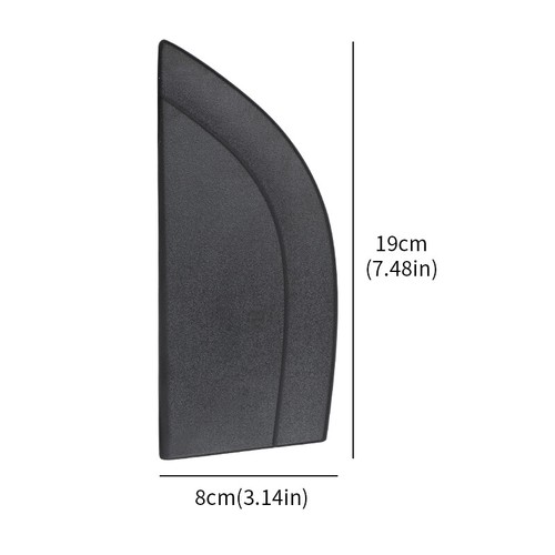 Par de molduras de puerta trasera Delta izquierda derecha para Hyundai Accent 2007 2006-2010 - Imagen 2 de 16