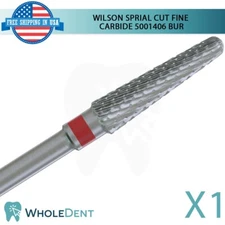 Spiral Cut Fine Carbide Bur Ø4mm 5001406 Dental Lab Laboratory Fresas Low Speed