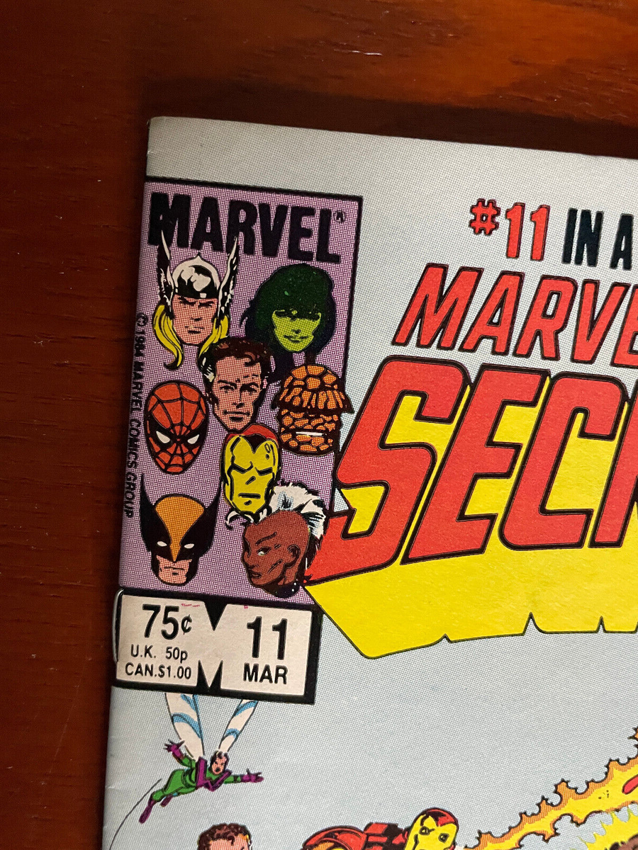 Marvel Super-Heroes Secret Wars 11 VF 8.0 Bag and Board Gemini