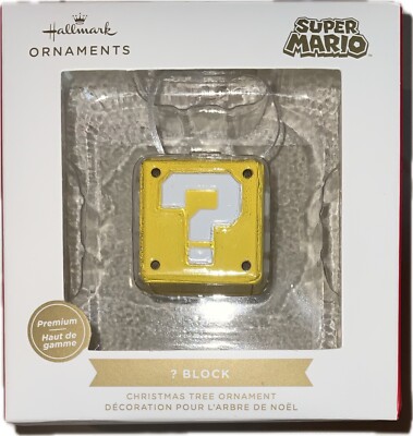 Hallmark Nintendo Super Mario Question Block Christmas Gift