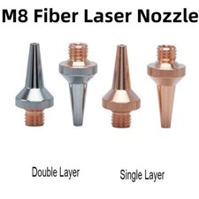 Fiber Laser Single Double Layer Nozzle OD 15mm Hight 19mm for Laser Head M8
