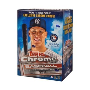 2017-Topps-Chrome-Baseball-Blaster-Box-Factory-Sealed-BENINTENDI-BELLINGER-JUDGE