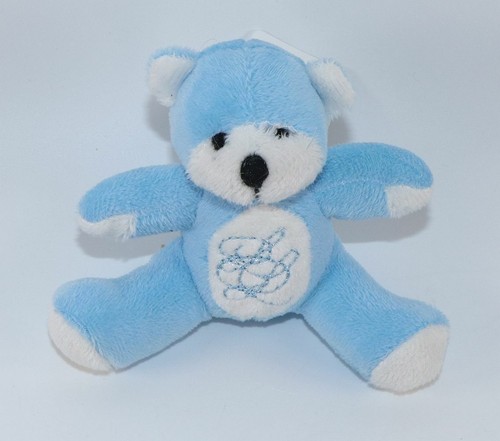 Lucy's Luxuries, Dog Pet Blankie and Squeaky Teddy Set, Blue Blanket Squeak Toy - Picture 2 of 4
