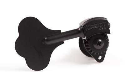 Hipshot Ultralite USA Tuner HB6C 1/2 Black - 5 String Inline Treble Set NEW