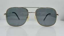 Vintage Charmant 4123 Silver Metal Pilot Sunglasses FRAMES ONLY Japan