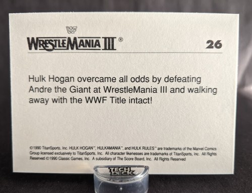 1990 Classic WWF Wrestling Cards 'Pick From List' Hulk WWF Stars and Legends - 第 53/289 張圖片