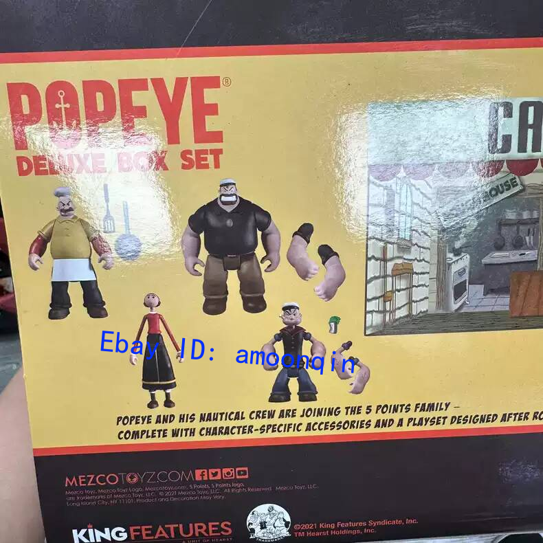Jual MEZCO TOYZ 5 POINTS POPEYE DELUXE BOX SET di Seller We The Toys