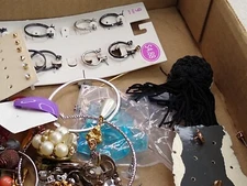 Vintage Mixed Brands Mixed Earrings Lot 8oz of Earrings Mixed Colors