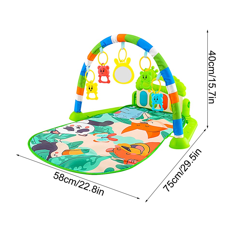 Baby Gyms Play Mats Musical Activity Center Baby Piano Gym Mat Tummy