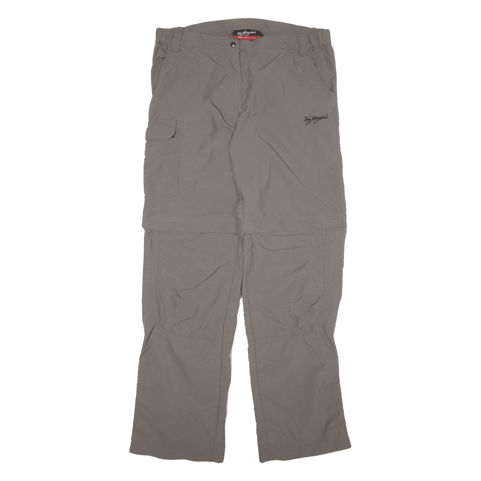 Pantalón TOM BERGSTEIN Piernas Desmontables Mujer Gris Recto Nylon W34 L33