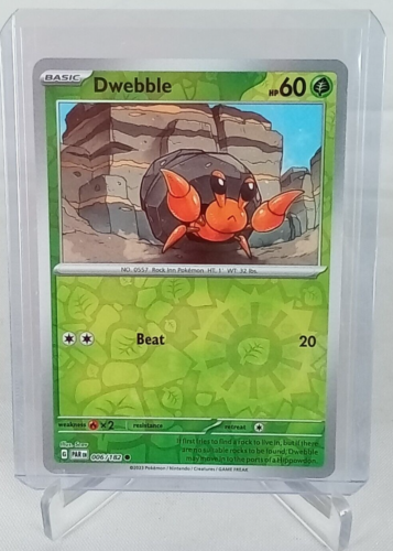 Carta Pokémon Dwebble Hp 60 Olo #6 2023 - Foto 1 di 4
