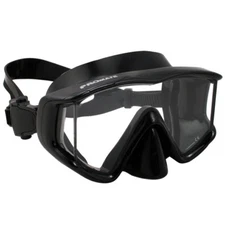 Promate Avanti TL Panoramic Tri-View Edgeless Scuba Dive Mask Snorkeling Gear