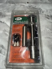 CURT 23580 Trailer Hitch Lock 1/2" Pin 5/8" Adapter Fits 1-1/4 or 2" Receiver