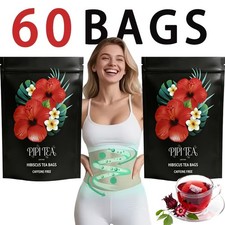 PiPi Tea Organic Hibiscus Tea Bags   Caffeine...