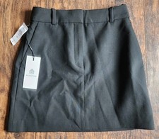 Aritzia Babaton Chisel Skirt 98 Structured Mini Pencil Skirt Black 00 NWT