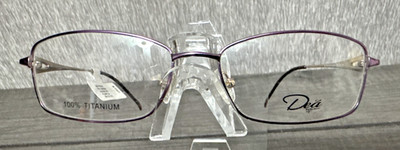 Dea DE-02022 Annie Eyeglass Frames PURPLE 56 16 140 NWT $102 MSRP