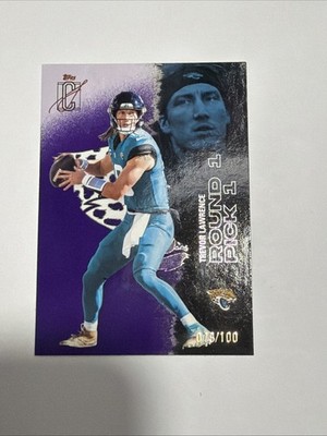 2025 Topps Signature Class Trevor Lawrence Purple 79/100 #26 Jaguars