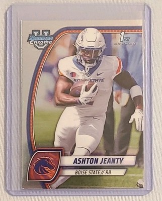 2024 Bowman U Chrome Ashton Jeanty #17 (RC) 1st Boise State Las Vegas Raiders