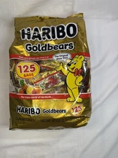 Haribo Gummy bears 125 Individual Bags 3.13lbs