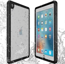 iPad 9.7 inch 2017/2018 Waterproof Case,AICase IP68 360 Black 