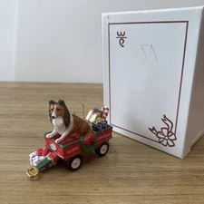 2011 Danbury Mint Shetland Sheepdog Christmas Ornament