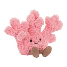 Jellycat Amuseables Coral Plush Doll Toy Tags+Dust Bag 14CM Birthday Party Gift