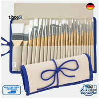 Conda 24Er Acrylfarben-Nylon-Pinselset Holzgriff KüNstler