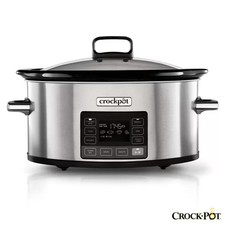 TimeSelect 5.6L Digital Slow Cooker Cookware Ideal Gift for Mom/Her