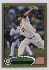 2012 Topps Gold 1104/2012 Dallas Braden #577 3v8