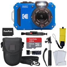 Kodak PIXPRO WPZ2 Rugged Waterproof Shockproof Digital Camera 16MP 4X Blue