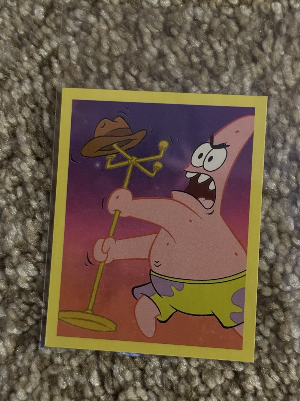 2020 Topps Spongebob Squarepants Stickers Patrick Star #25 RARE