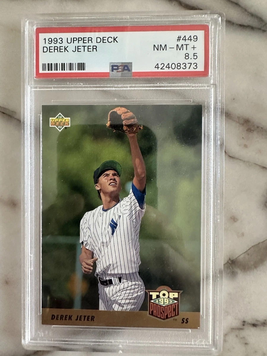 Derek Jeter Professional Sports Authenticator (PSA) 8.5 Graded