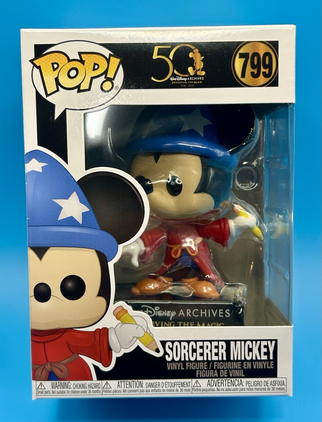 Funko Pop ! Disney Mickey Mouse &Amp; Friends Sorcerer Mickey # 799 Archives