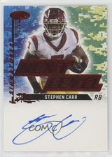 2022 SAGE Low Series Next Level Signatures Red Stephen Carr #NLS-SC Auto 2b2