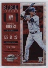 2018 Panini Chronicles Contenders Optic Ruby Wave Prizm /199 Gleyber Torres 02l6