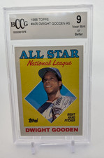 1988 Topps #405 Dwight Gooden AS BCCG 9 Near Mint or Better METS