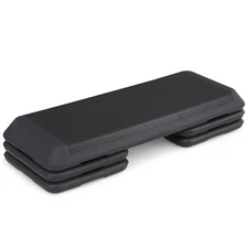 MADOG 43" Aerobics Stepper Platform with Stackable Risers, 4 inch-6 inch-8 in...