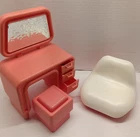 Vintage Mattel 1978 ❤ Barbie ❤ Dream House Furniture Vanity & Stool, Chair