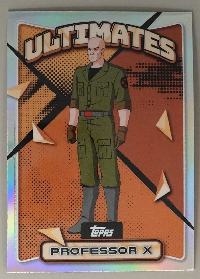 Professor X 2025 Topps Finest X-Men '97 Refractor Common #1