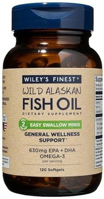 Wild Alaskan Fish Oil Easy Swallow Minis - Omega-3 Fish Oil Supplement for Adult