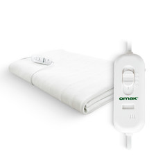 Couverture chauffante électrique OMAK, tailles simple et double, made in Turquie